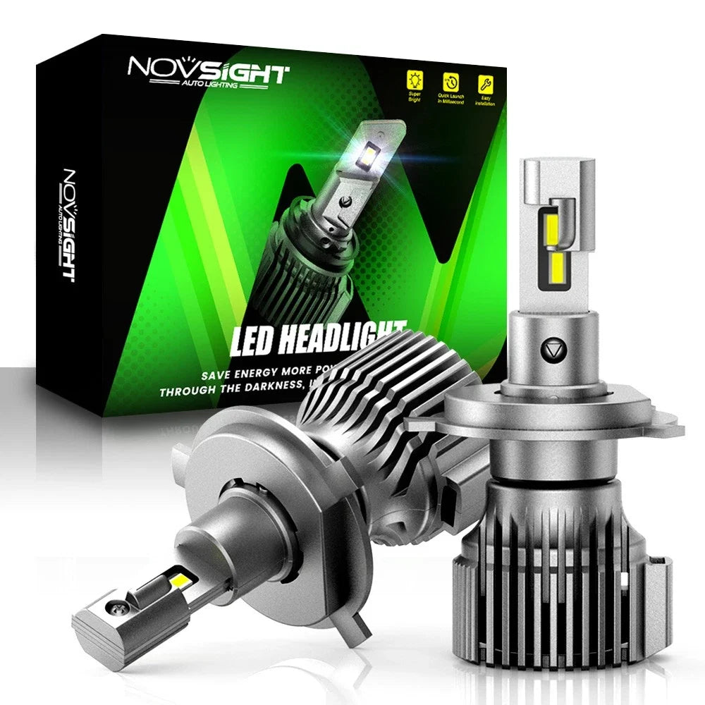 LED Headlight Bulbs Kit 9003 H4 100W 6500K Hi/Lo Beam - 2 Pack