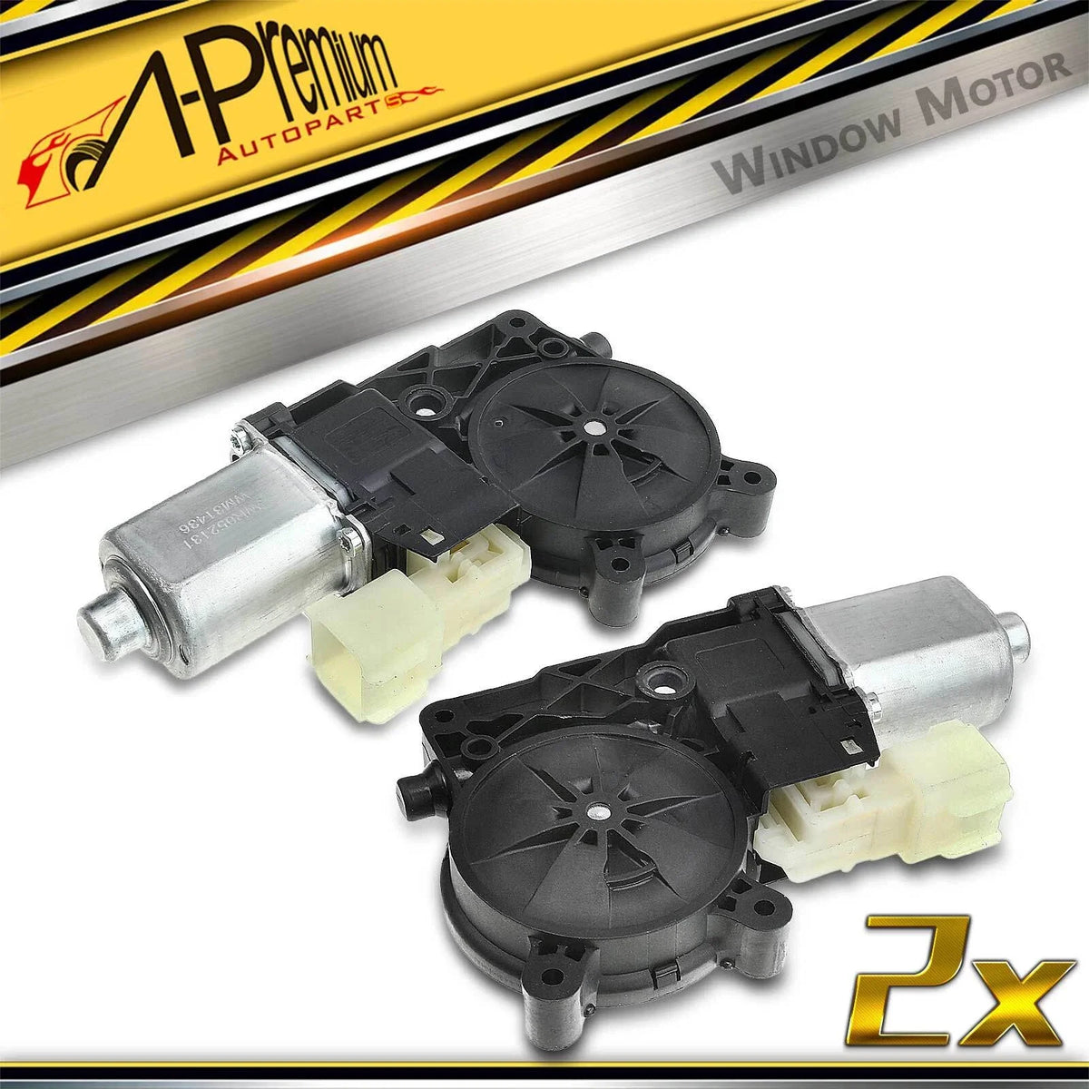 2X Front Window Motor for Ford Fusion Lincoln MKZ (2013–2019)