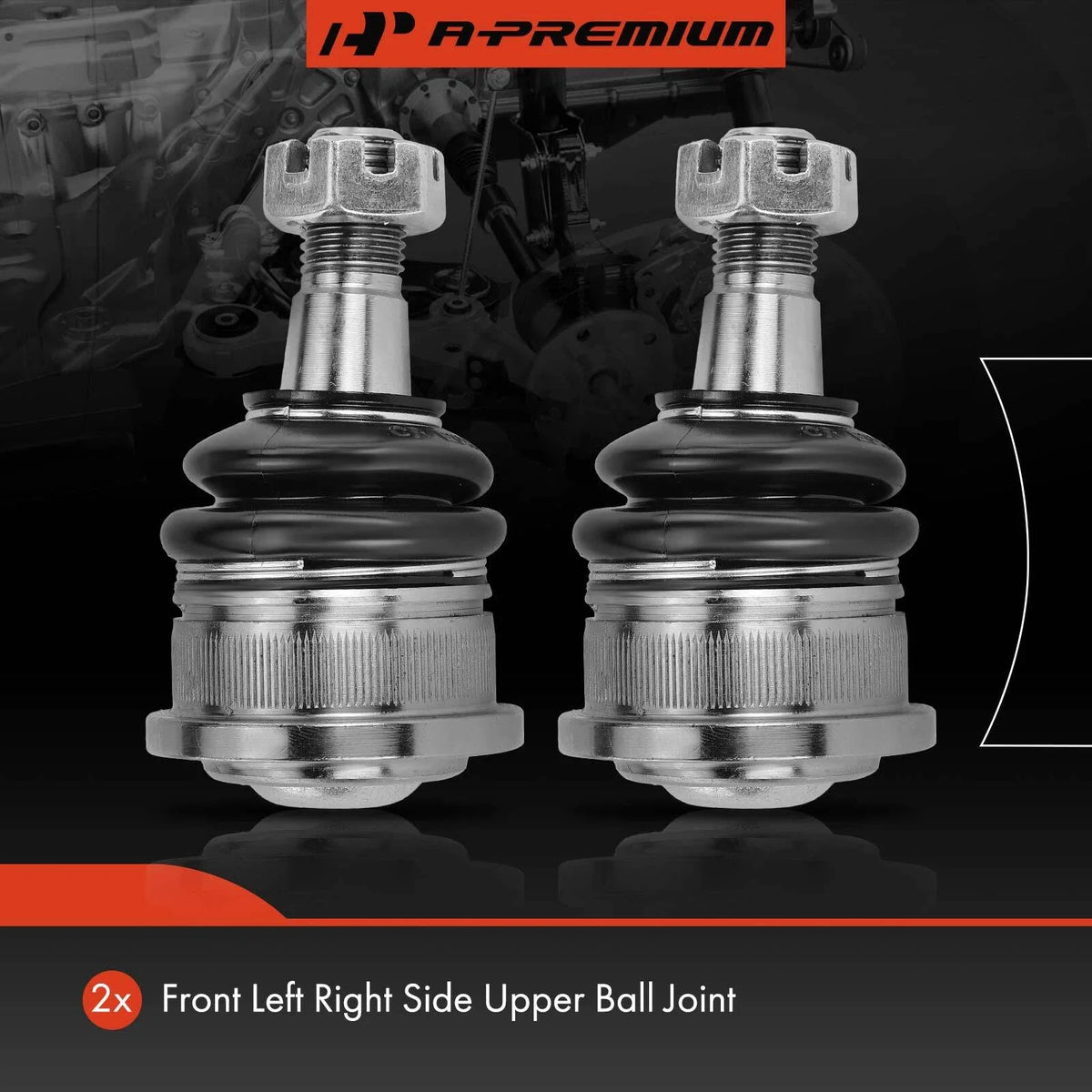 Set of 2 Front Upper Ball Joints for Titan 2004-2015 & Armada 2017