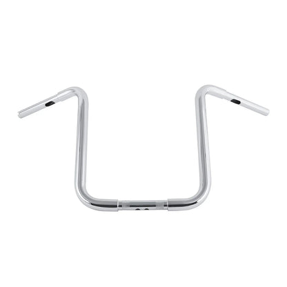 Ape Hanger Handlebar 18" Iron 1-1/4" Rise for Harley FLST Sportster