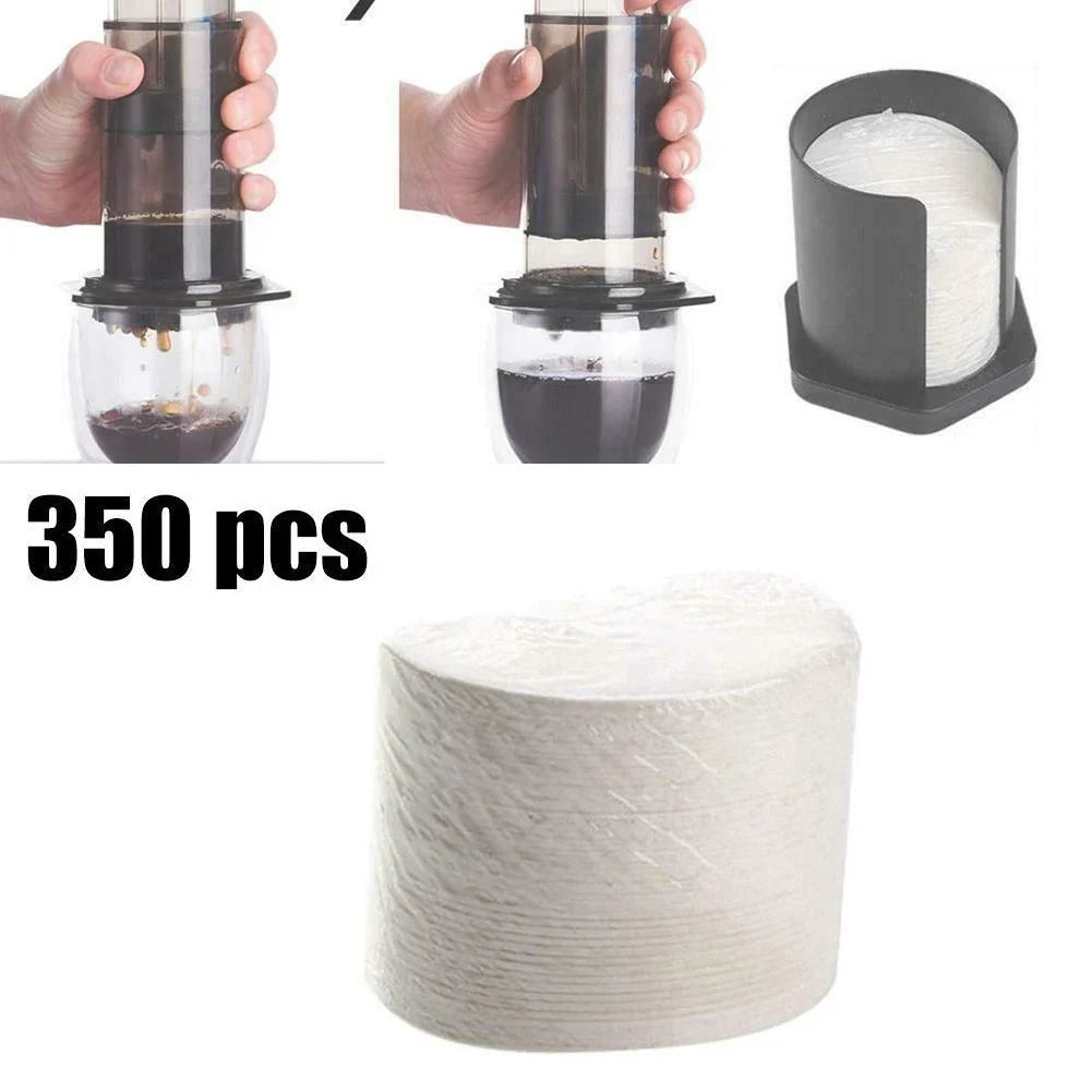 350-Piece Paper Filter Set for Coffee Espresso Machine