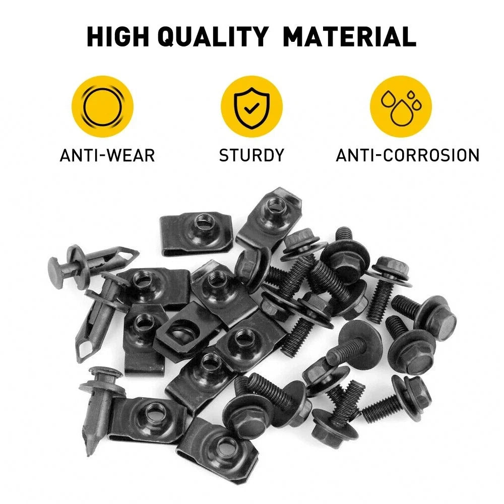Engine Splash Shield Guard Hardware Kit for