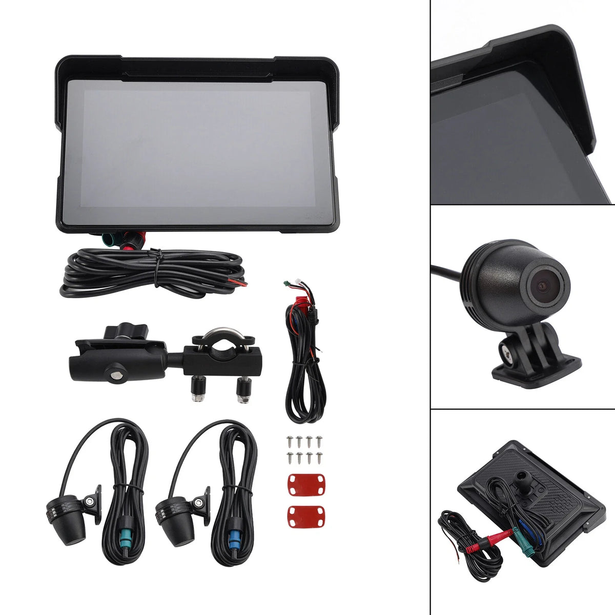 Wireless GPS Carplay 1080P Recorder for Universal Scooters Motorcycles