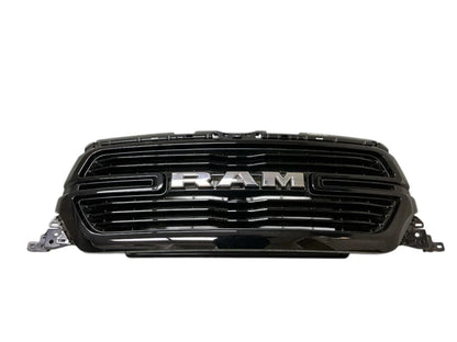Front Upper Bumper Grille for RAM 1500 (2019–2024) Black Metallic