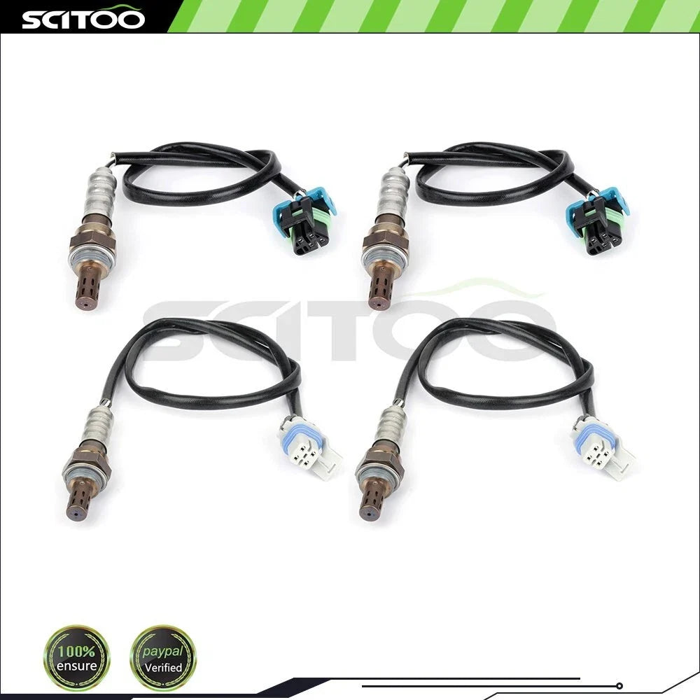 4 Oxygen O2 Sensors for Cadillac Escalade 6.0L 2003-2006 Upstream/Downstream