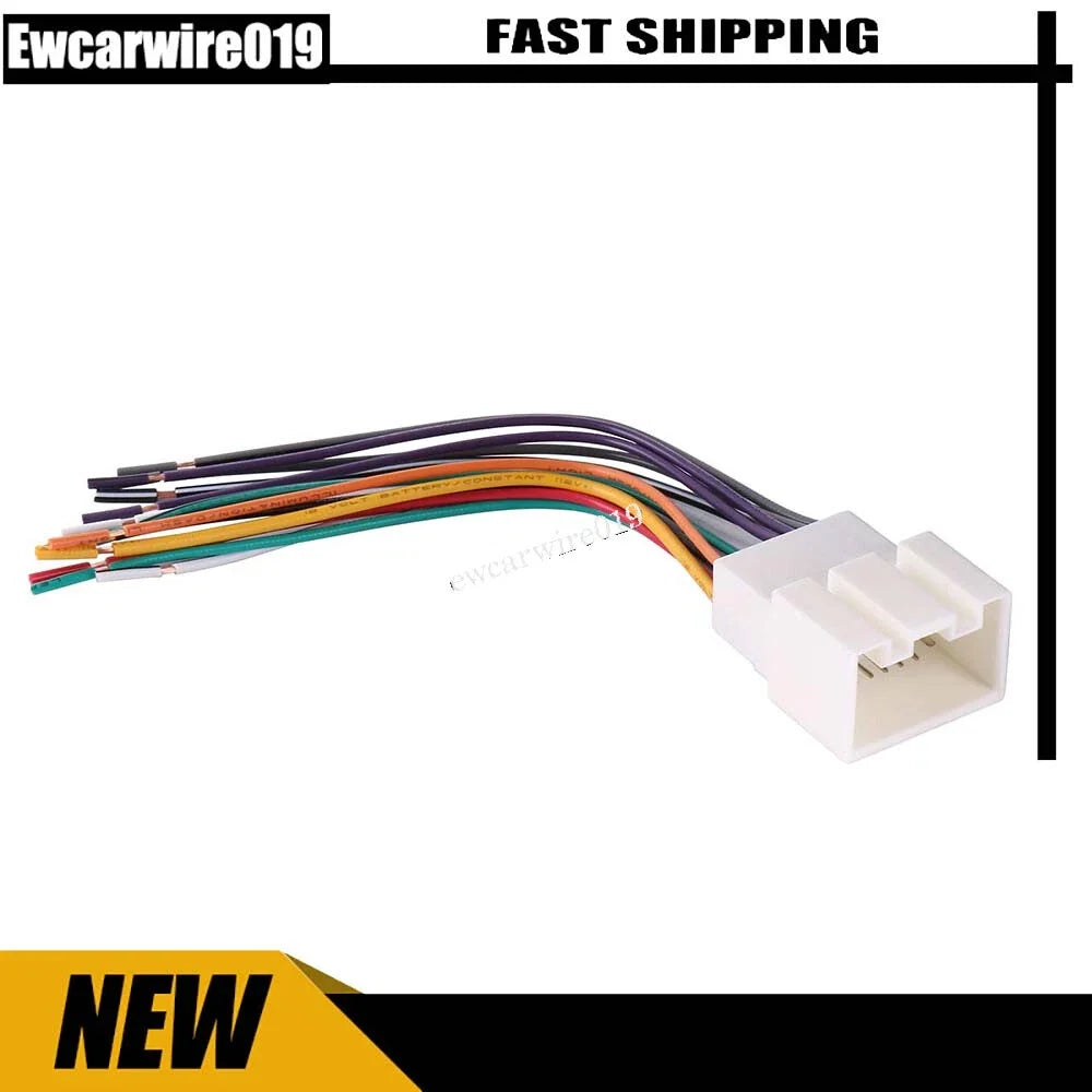 Car Radio Wiring Harness Connector Adapter for Ford E-250 E-350 E-450