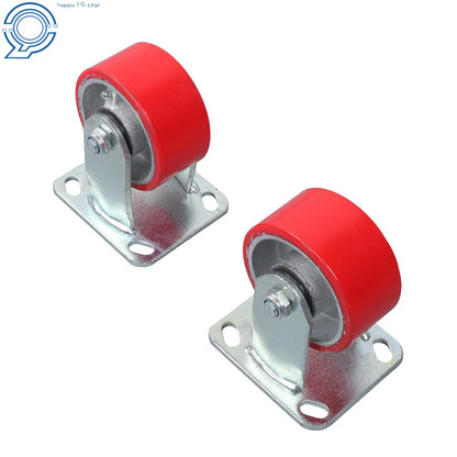 Heavy Duty 4" Swivel Caster Wheels Set of 4, 2800Lbs Capacity