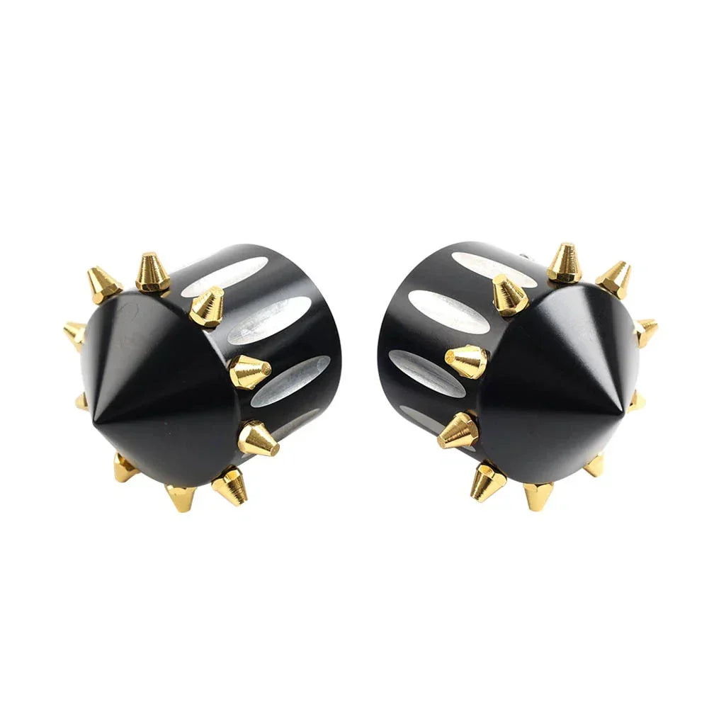 CNC Machined Front Axle Nut Covers for Harley Touring Sportster