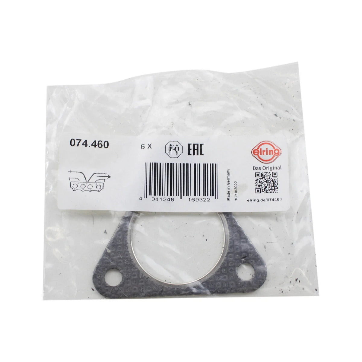 Exhaust Gasket by Elring for BMW E36 E46 E85 E86 (074460)