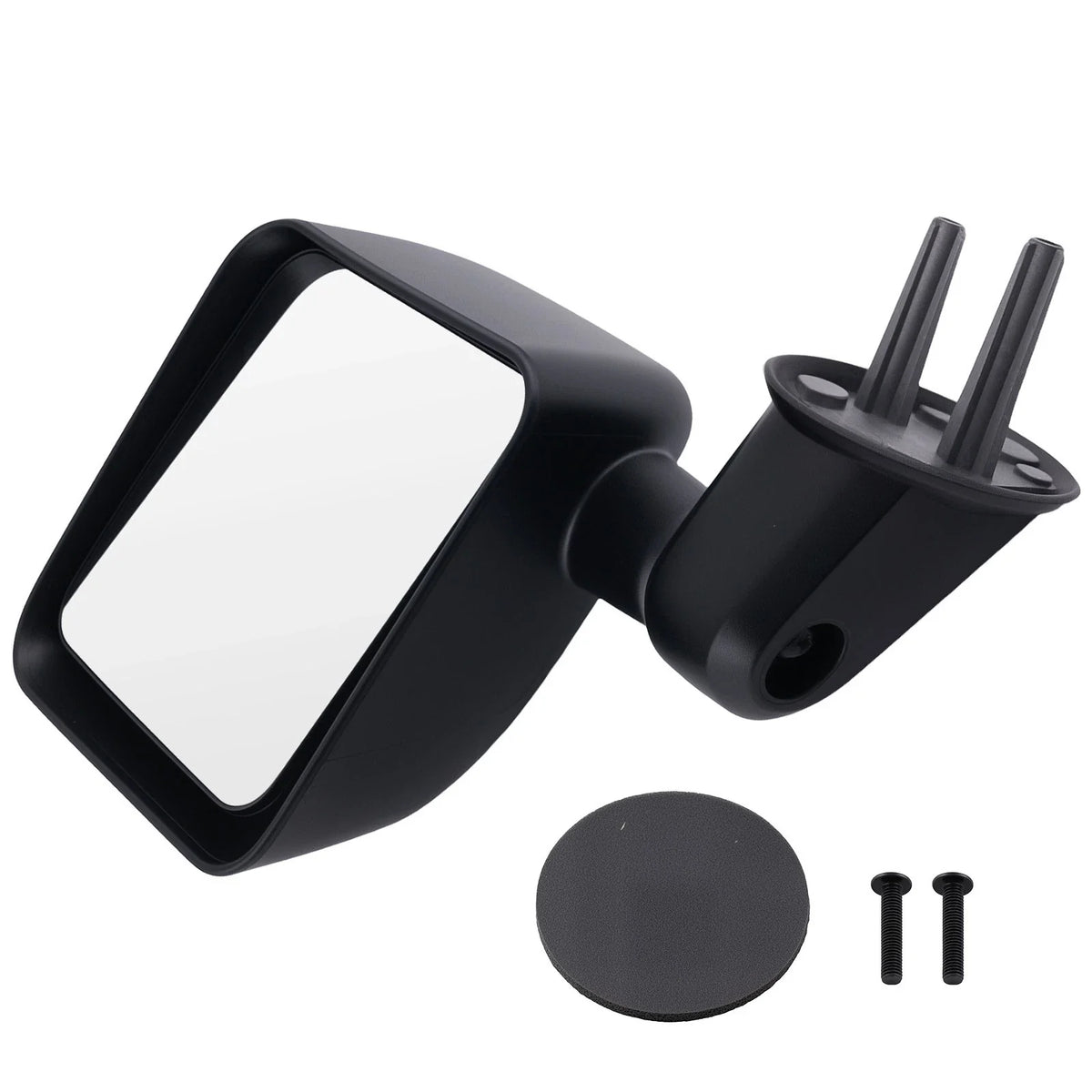Left Manual Side View Mirror for Jeep Wrangler Sport (2007–2018) Textured