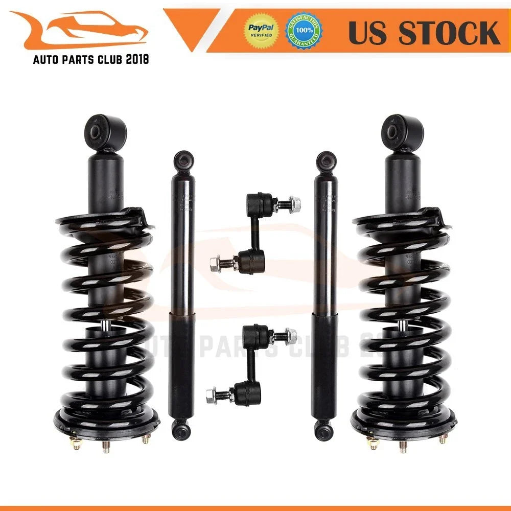 Complete Strut Spring Sway Bar Rear Shocks for Nissan Titan (2004–2015)