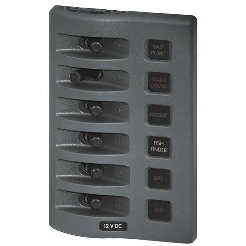 6 Switch Waterproof Fuse Panel for Blue Sea 4306