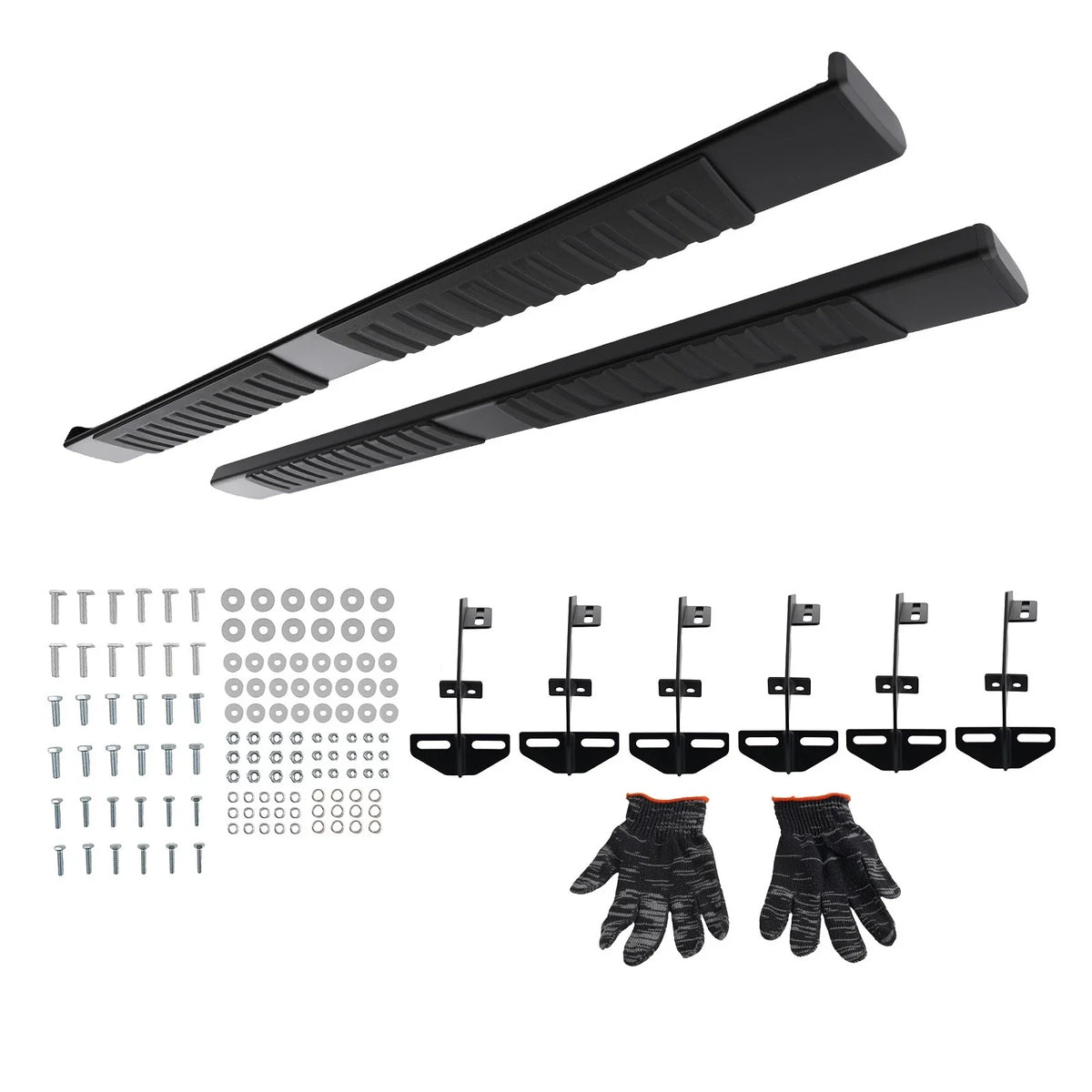 Non-Slip Running Board, 6 Inch Wide for Dodge Ram 1500 Crew Cab (2009-2018)