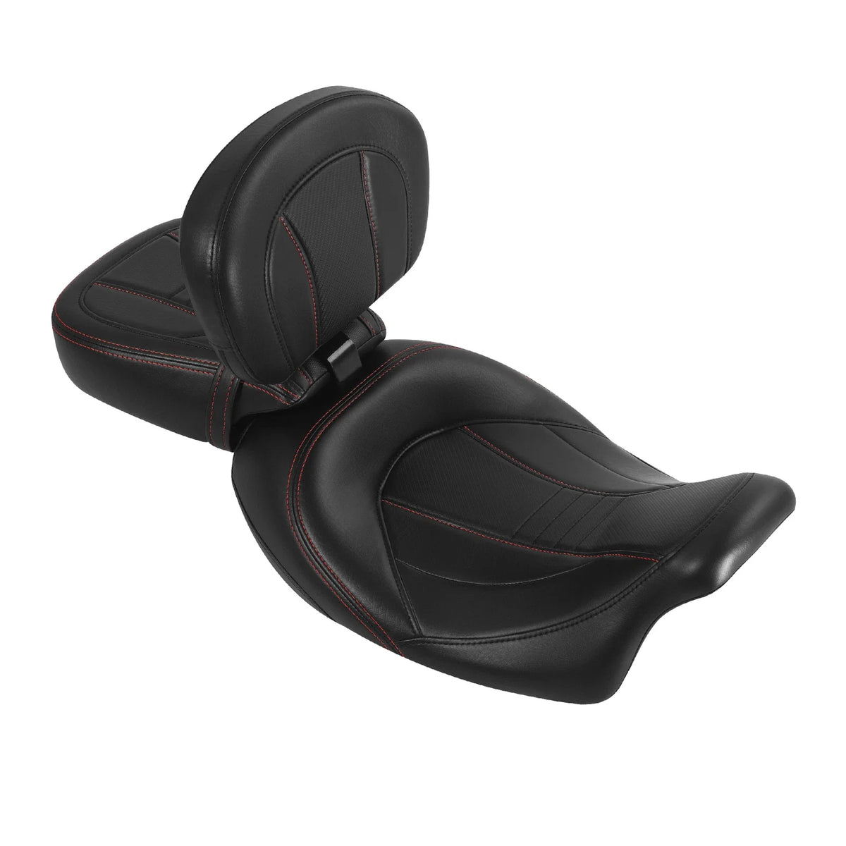Black Seat Backrest Pad for Harley Street Glide (2009-2023)
