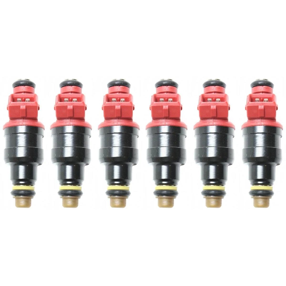 Set of 6 Fuel Injectors for BMW 3 Series, 5 Series (E39, E36, E46)