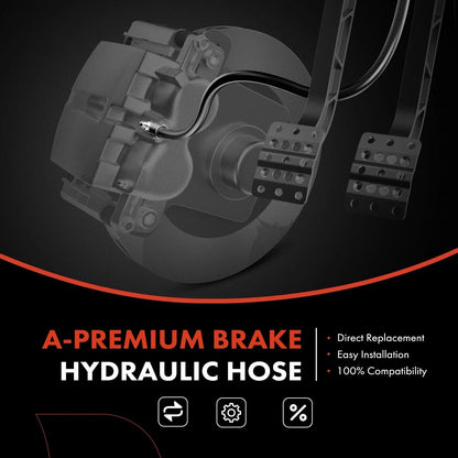 Front Left Hydraulic Brake Hose for Nissan Versa (2012-2021)