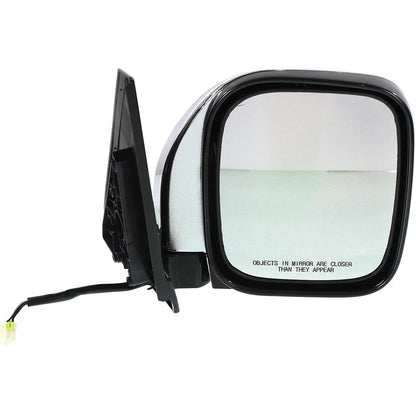 Power Mirror Set for Mitsubishi Montero (2001–2006) Heated Folding Chrome