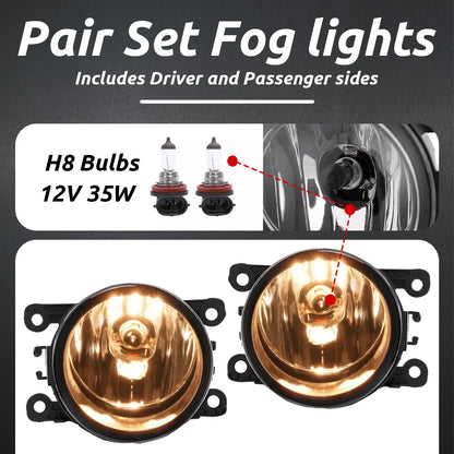 2011-2015 Ford Explorer Fog Lights - Set of Two
