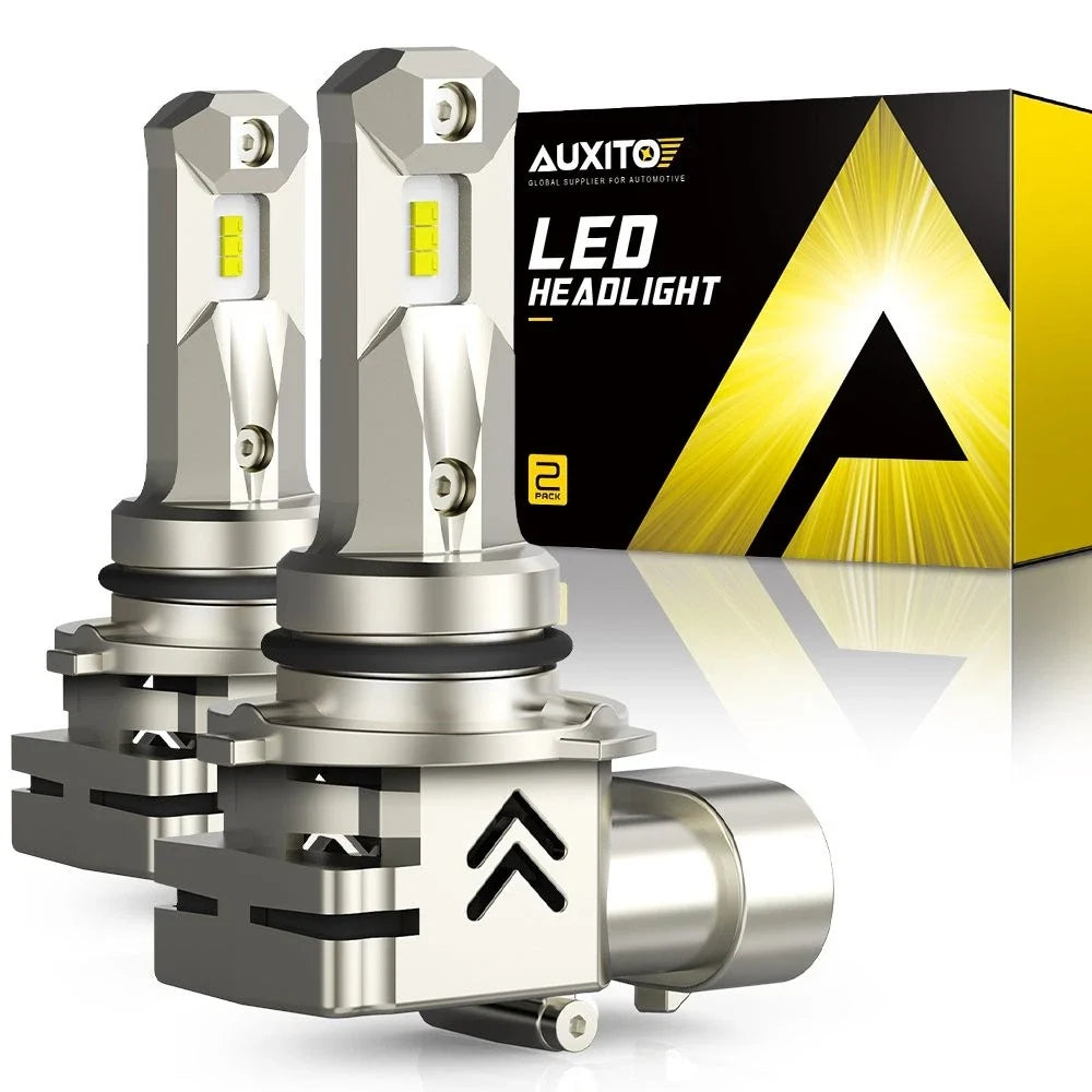 2X AUXITO 9005 LED Headlight Bulbs for High Beam (6000K White)