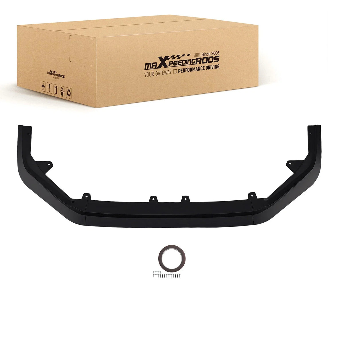 3PC Bumper Lip Extension for Honda Civic (2022–2025) RS Style Matte Black