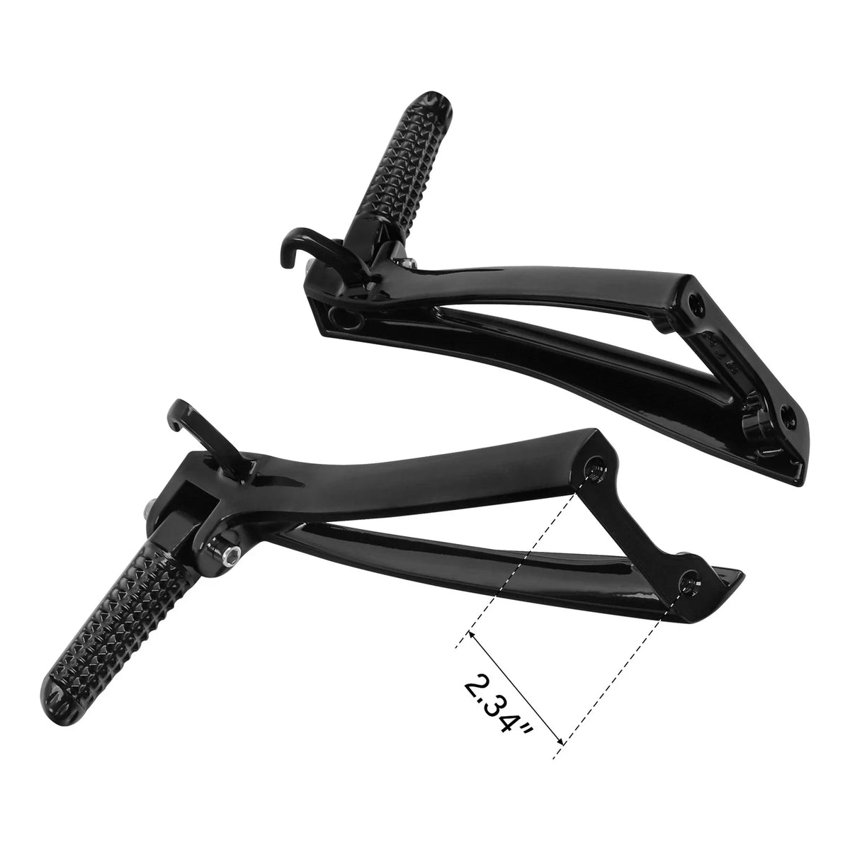 Bracket Mount Foot Pegs Footrest for Yamaha YZF R6 2006-2016