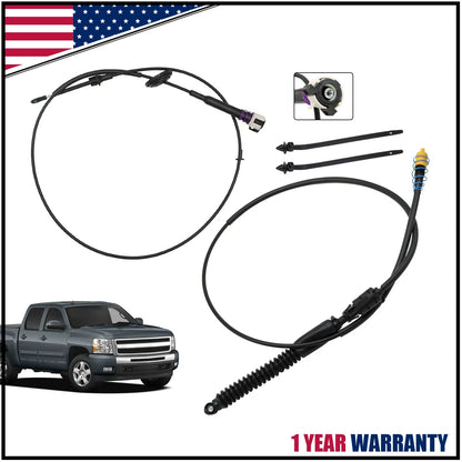Transmission Gear Shifter Control Cable Kit - Chevrolet 12477640