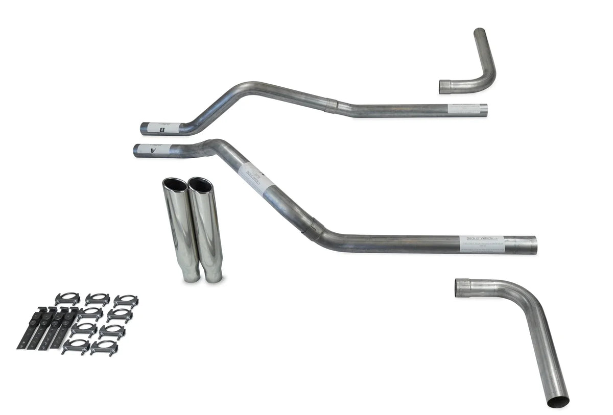 Dual Exhaust Kit for GMC Jimmy (1992–1994) - 2.5" Side Exit Tips