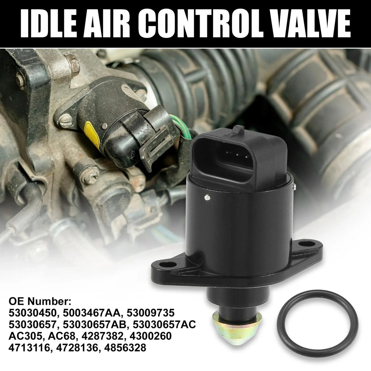 Idle Air Control Valve 53030450 with Gasket for Dodge Jeep 
