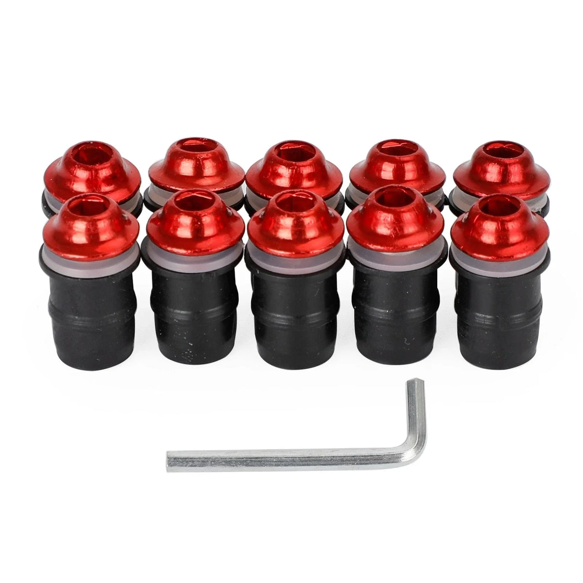 10 Wind Screen Shield Washers for Motorcycle - M5x16mm Kit