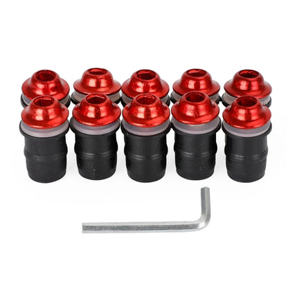 10 Wind Screen Shield Washers for Motorcycle - M5x16mm Kit