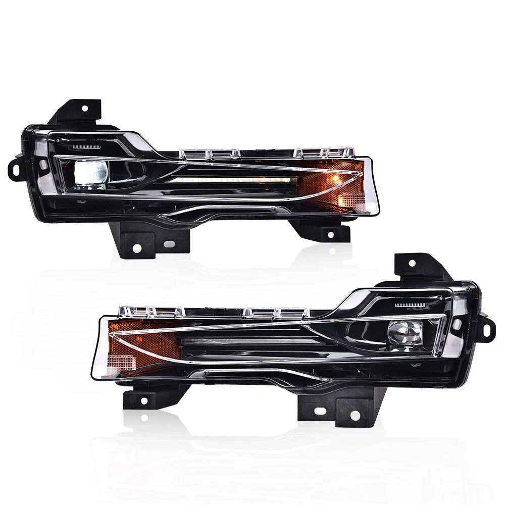 Set of 2 LED DRL Front Fog Lights for Tesla Model 3 Y (2017–2023)