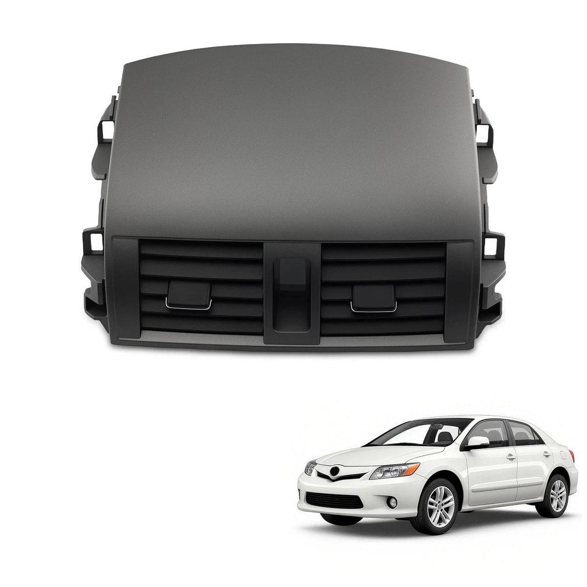 Center AC Vent Outlet Dash Panel for Toyota Corolla (2008–2013)