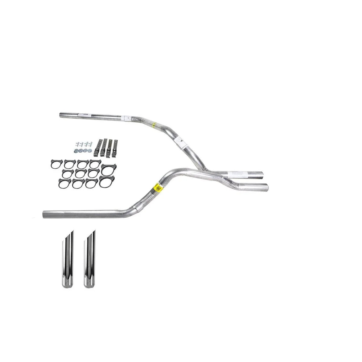 Dual Exhaust Pipe for Ram (2009–2013) - 2.5" No Muffler, SW Tip