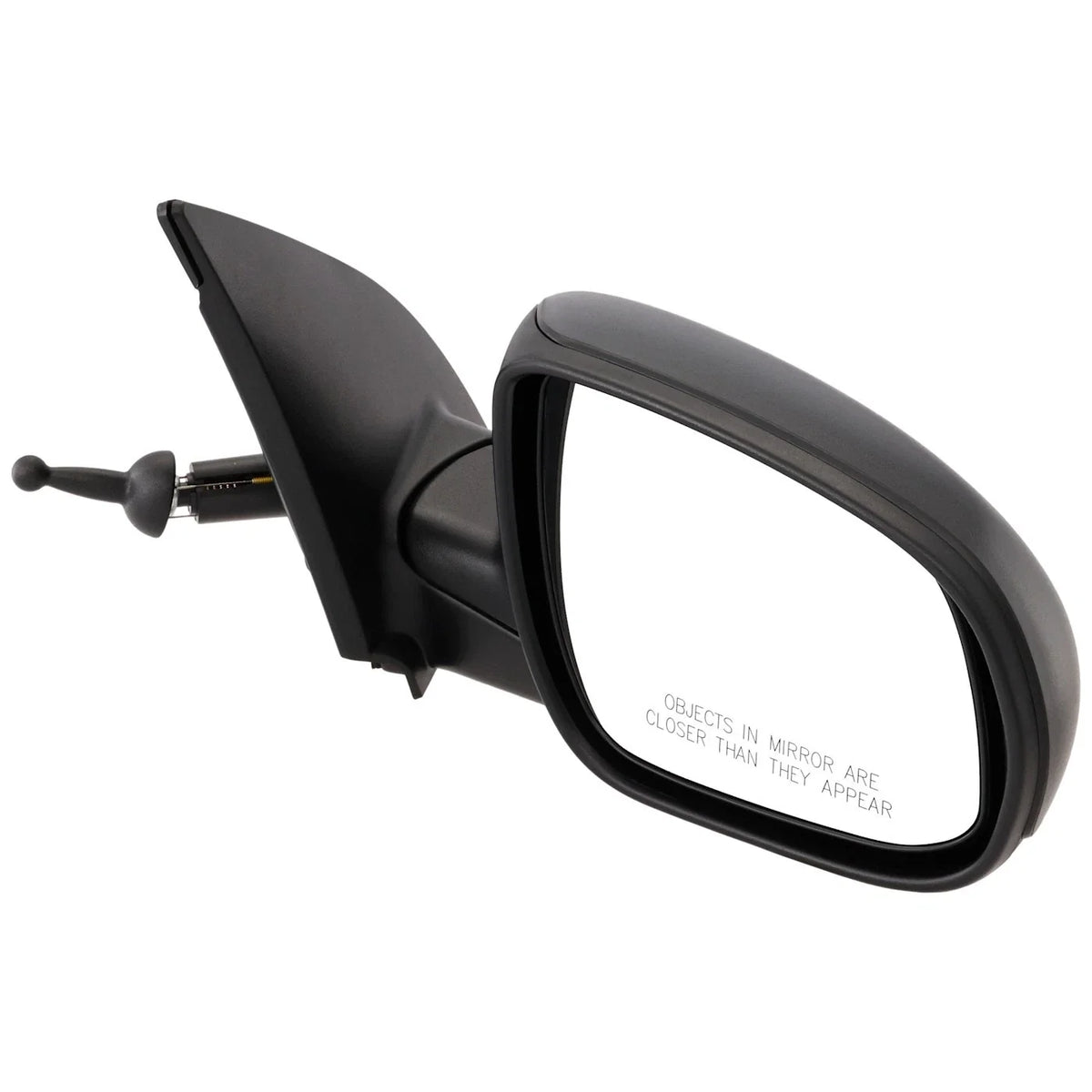 Right Manual Remote Mirror in Black for Hyundai Accent 2010-2011