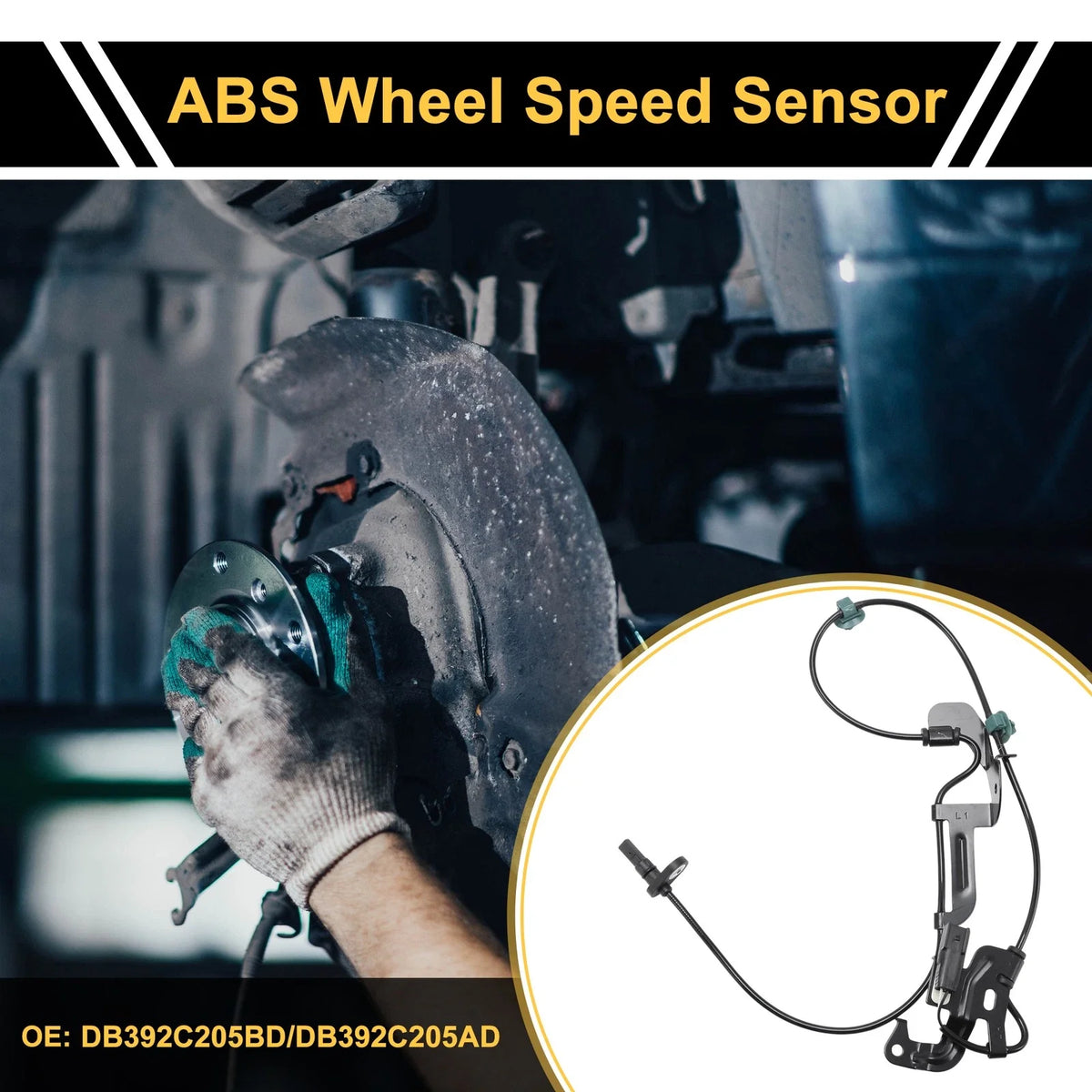 ABS Wheel Speed Sensor No.DB392C205BD/DB392C205AD for Ford Ranger (2012–2022)