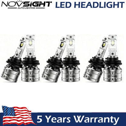 H11 LED Headlight and Fog Light Bulbs Set for Toyota Hilux N70 2005-2015
