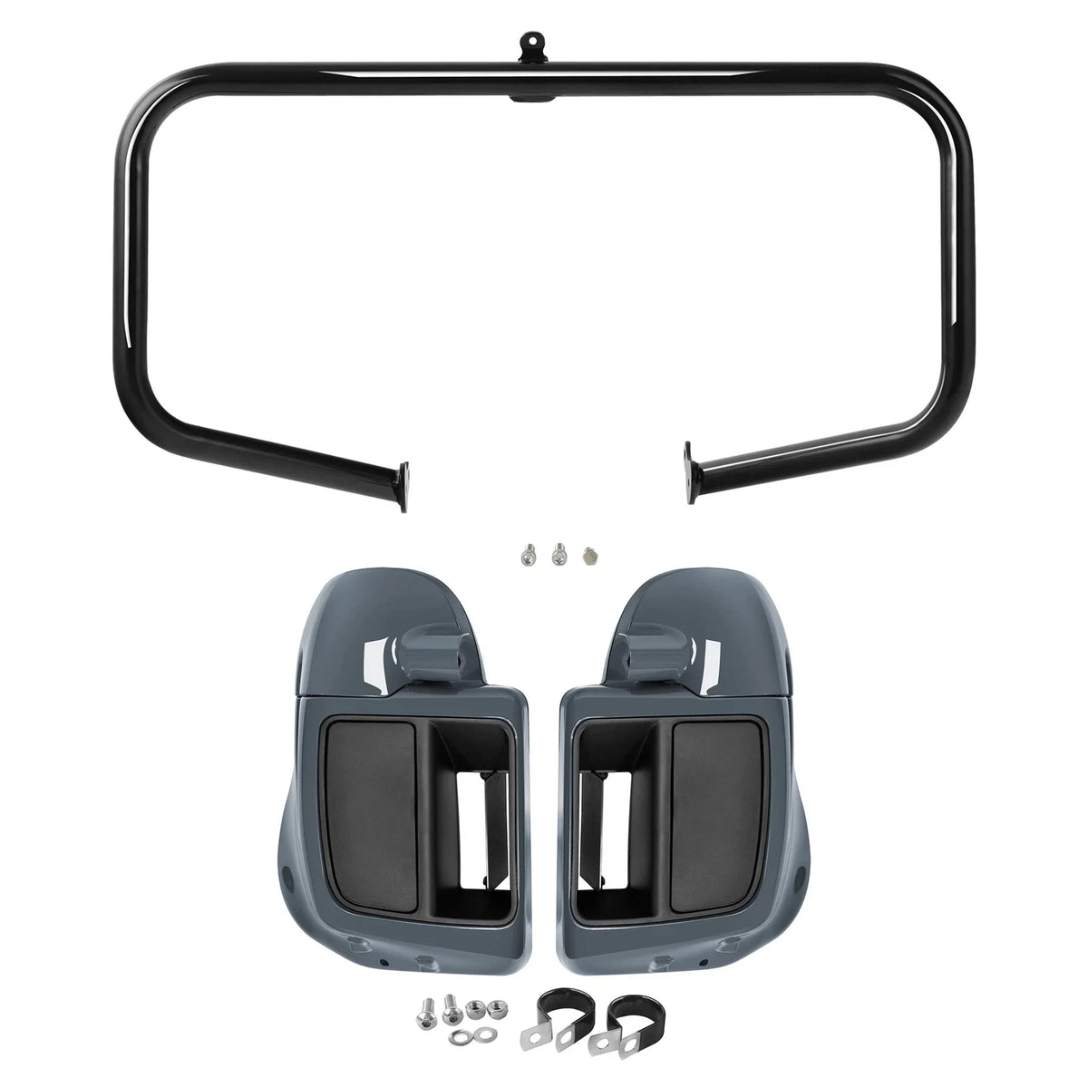 Lower Vented Fairings Engine Guard Bar for 2014-2023 Harley Touring