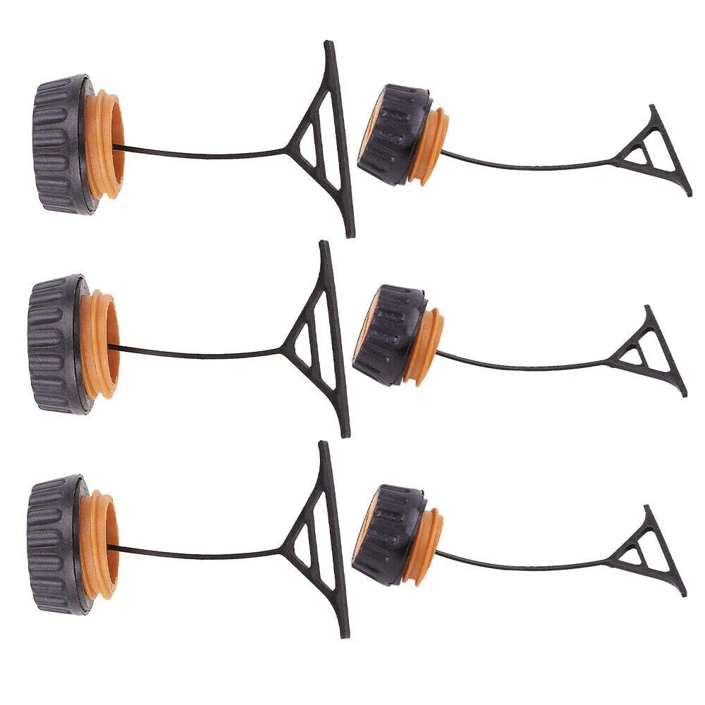 3 Gas Fuel Caps & 3 Oil Caps Set for Stihl Models 038 021 023 024 025 034
