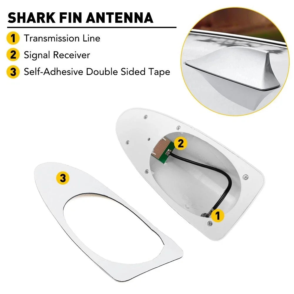 Antenna Cover Fin for Toyota Hilux N70 - AM/FM Signal Booster