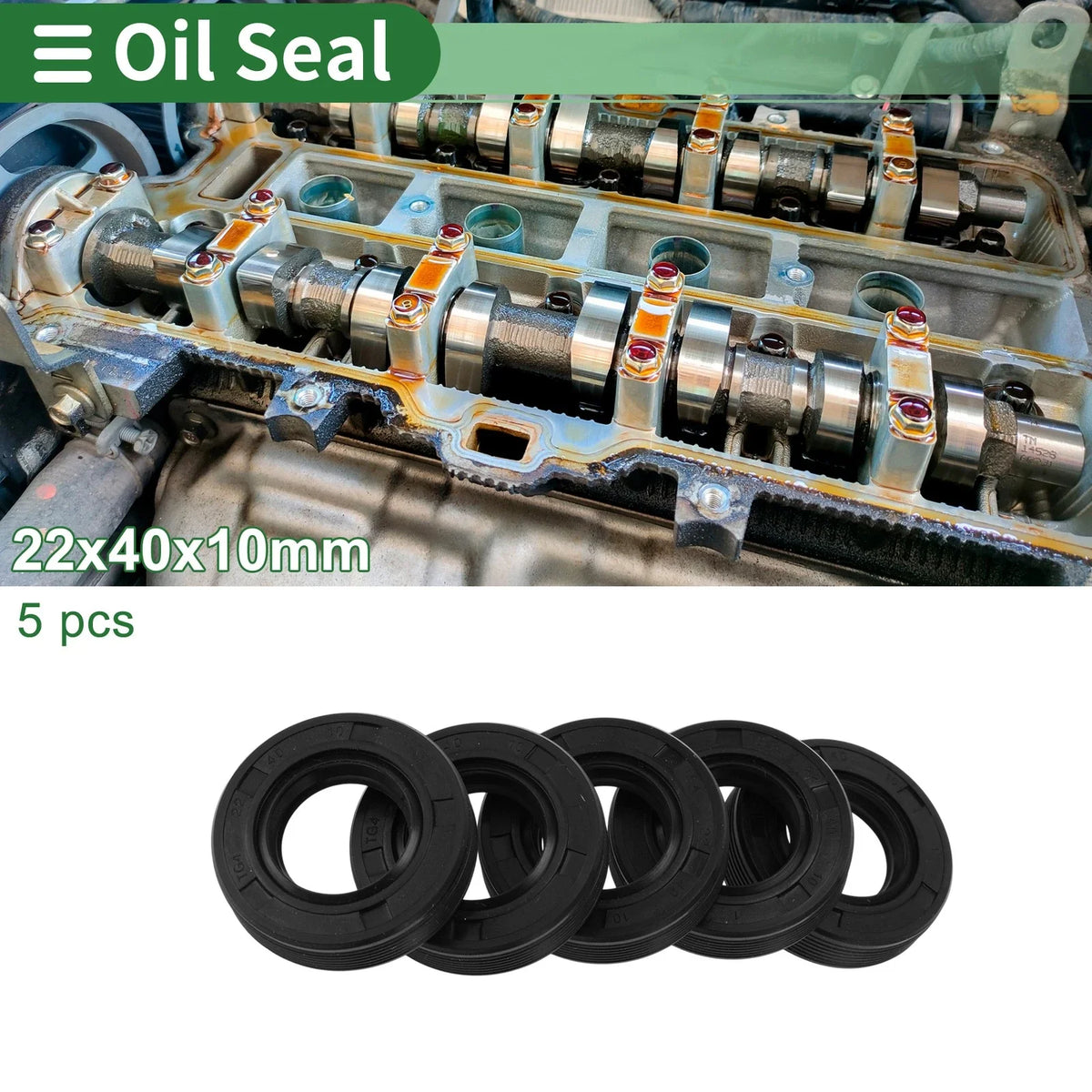 Oil Seal for Rotary Shaft (22x40x10mm)