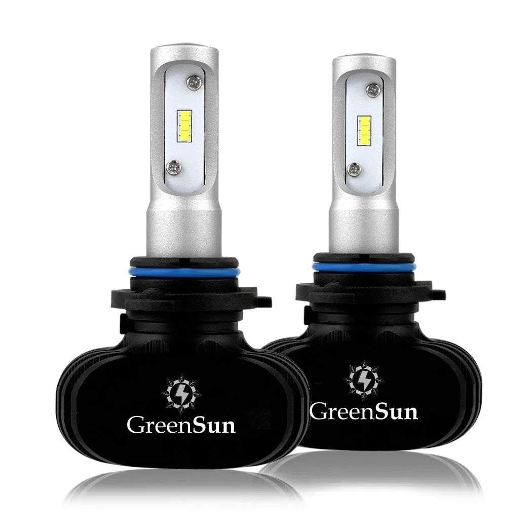 High-Performance 9006 HB4 LED Headlight Bulbs - 2X 9000LM