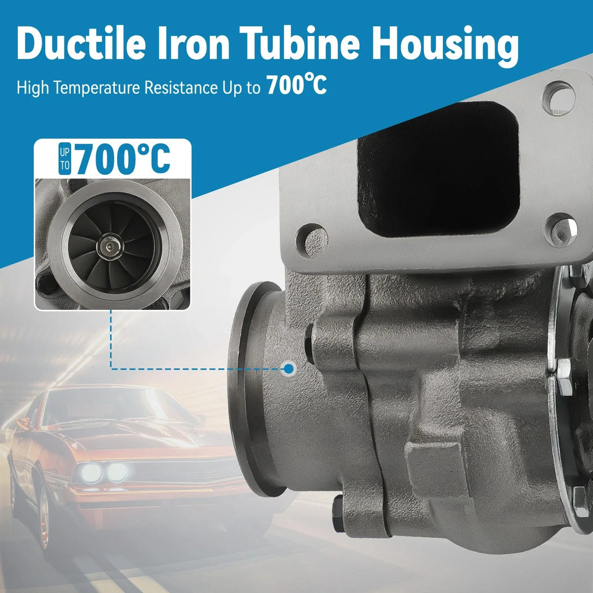 420+hp Boost T04e T3 Turbocharger Compressor (Universal Application)