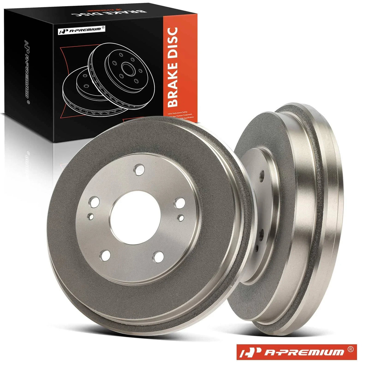 2X Rear Brake Drums for Honda CR-V (1997–2001)