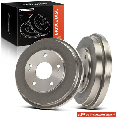 2X Rear Brake Drums for Honda CR-V (1997–2001)