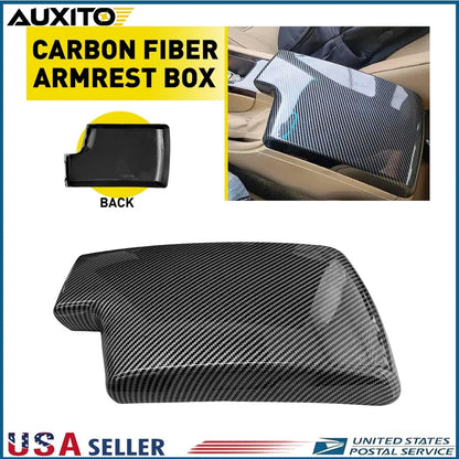 Carbon Fiber Console Armrest Lid Cover for BMW 3 Series E90 E92 E93