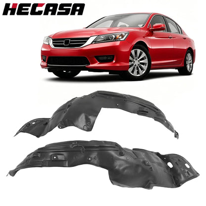 Front Fender Liners Left & Right Pair for Honda Accord 2013-2015