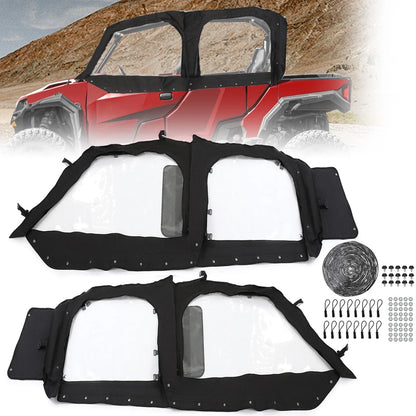 2X Upper Doors Soft Cab Enclosure for Polaris General XP 4 1000 2019-2023