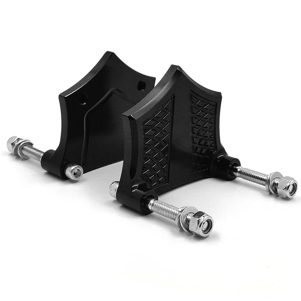 Black 0.89" Front Fender Bracket Spacers for 2014–2019 Harley Touring