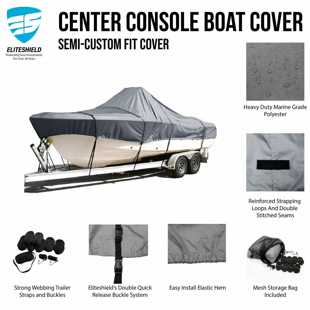 Boat Cover for Pro-line 21 CC (Trailerable)