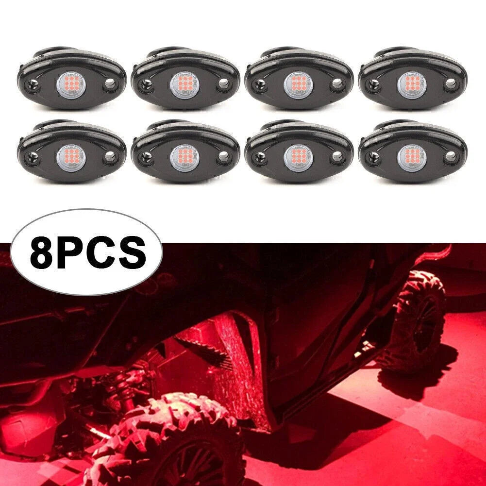 8pcs 9W LED Under Body Rock Light for Jeep (Offroad Truck SUV)